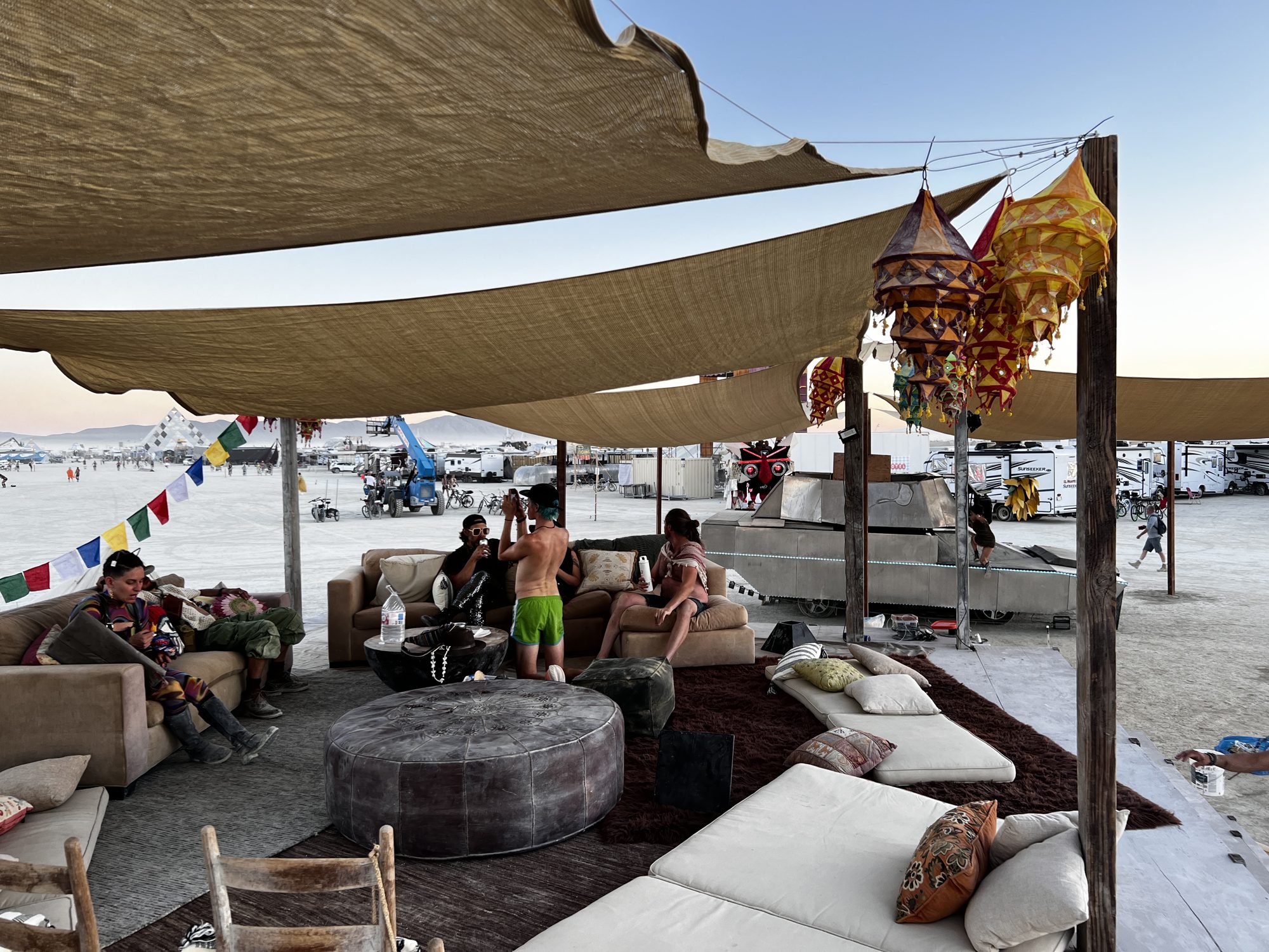 The lounge atop the MESA